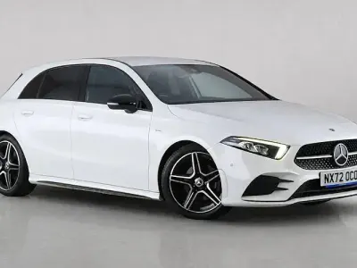 Used Mercedes A180 Executive 136 HP (100 kW) 2021 White Hatchback