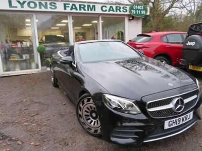 used Mercedes 350 E-Class Cabriolet (2019/19)EAMG Line 9G-Tronic Plus auto 2d