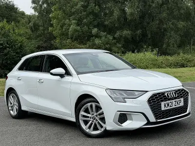Used Audi A3 Sport 150 HP (110 kW) 2021 White Sedan