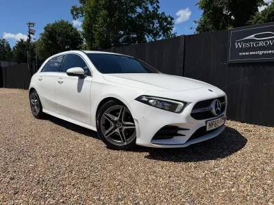 Used Mercedes A200 Executive 163 HP (119 kW) 2019 White Hatchback