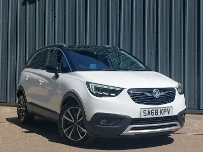 Used Vauxhall Crossland X Ultimate 130 HP (95 kW) 2018 White SUV