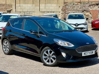 Used Ford Fiesta Titanium 125 HP (91 kW) 2017 Black Hatchback
