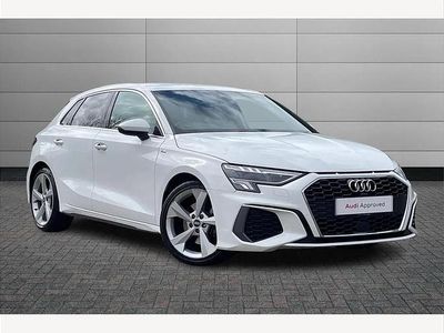 Used Audi A3 S-Line 110 HP (80 kW) 2021 White Sedan