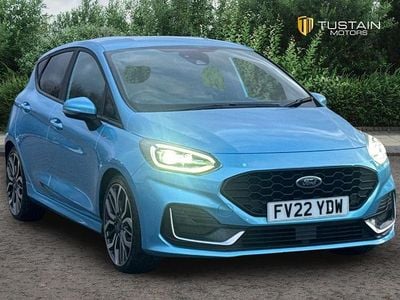 Used Ford Fiesta ST-Line 125 HP (91 kW) 2022 Blue Hatchback