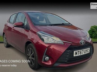 Used Toyota Yaris 2017 Red Hatchback