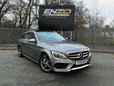 Usado Mercedes C250 AMG Line Premium 2015 Prateado Carrinha