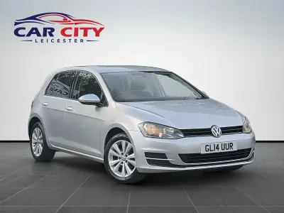 Used VW Golf VII SE 105 HP (77 kW) 2014 Silver Hatchback