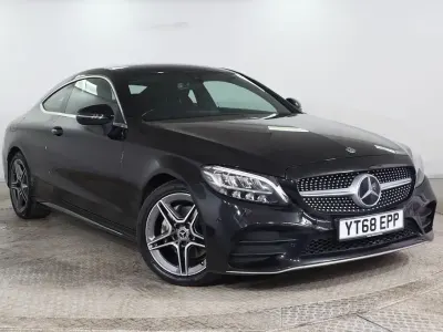 Usado Mercedes C200 AMG line 2018 Preto Coupé