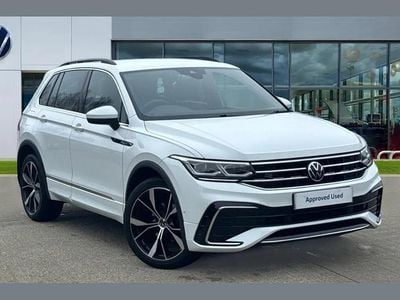 Used VW Tiguan R-line 150 HP (110 kW) 2021 White SUV