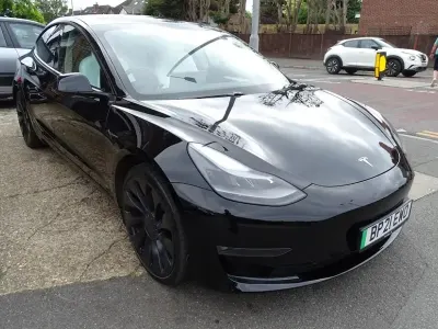 Used Tesla Model 3 Performance 82 kW (112 HP) 2021 Black Sedan