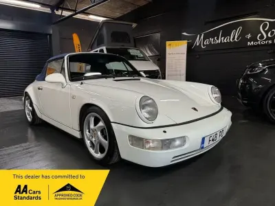 Usado Porsche 911 250 HP (183 kW) 1991 Branco Cabrios
