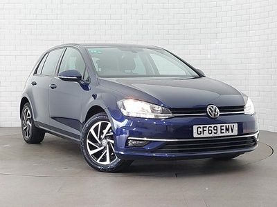 Used VW Golf VII Match 115 HP (84 kW) 2019 Blue Hatchback