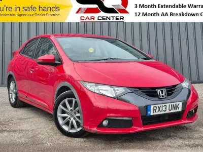 Usado Honda Civic EX 142 HP (104 kW) 2013 Vermelho Citadino