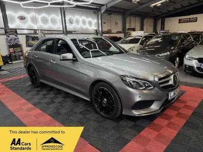 Used Mercedes E350 AMG 2013 Silver Sedan