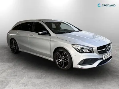 Used Mercedes CLA180 Shooting Brake AMG line 122 HP (89 kW) 2017 Silver Estate