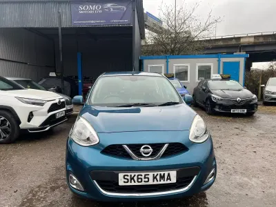 Used Nissan Micra Acenta 80 HP (58 kW) 2015 Blue Hatchback