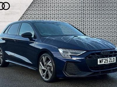 Blue Used 2025 Audi A3 Black Edition Hatchback | £28,645 (Expensive)