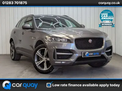 Usado Jaguar F-Pace R-Sport 180 HP (132 kW) 2018 Cinzento SUV