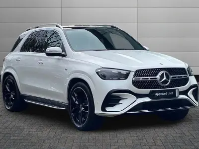 Used Mercedes GLE400 AMG Line Premium Plus 381 HP (280 kW) 2025 Opalite white SUV