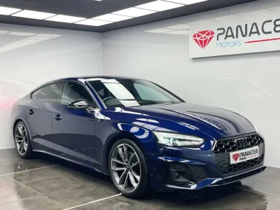Second-hand Audi A5 S-Line 163 CP (119 kW) 2022 Albastru Coupe