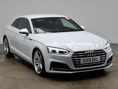 Used Audi A5 S-Line 150 HP (110 kW) 2019 White Coupe