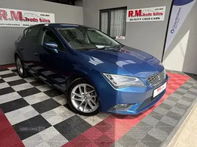 Usado Seat Leon SE 110 CV (80 kW) 2016 Azul Utilitario