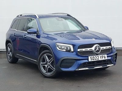 Used Mercedes GLB200 AMG Line Premium 163 HP (119 kW) 2022 Blue SUV