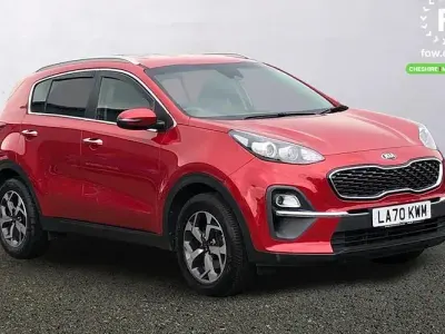 Used Kia Sportage 136 HP (100 kW) 2021 Red SUV