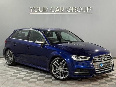 Begagnad Audi S3 Sportback Advanced 2019 Blå Halvkombi