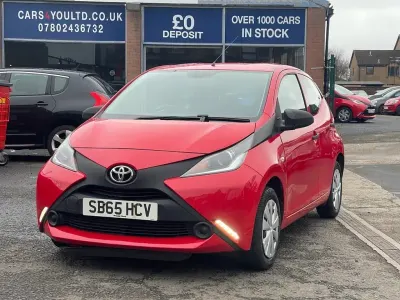 Used Toyota Aygo 68 HP (50 kW) 2015 Red Hatchback