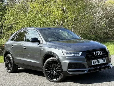 Used Audi Q3 Black Edition 184 HP (135 kW) 2017 Grey SUV