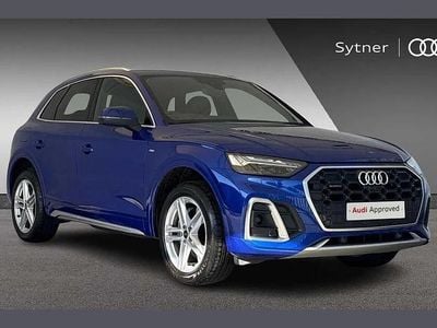 Used Audi Q5 S-Line 261 HP (191 kW) 2023 Blue SUV