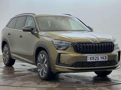 Bronx gold metallic Used 2025 Skoda Kodiaq SportLine SUV | £36,990 (Expensive)