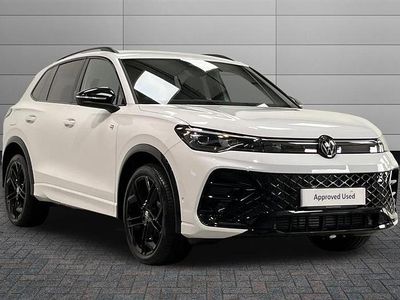 Pure white New 2025 VW Tiguan R-line SUV | £38,490