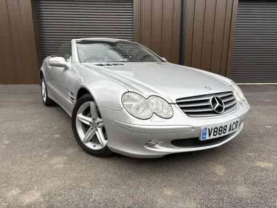 Usado Mercedes SL500 302 HP (222 kW) 2003 Prateado Cabrios