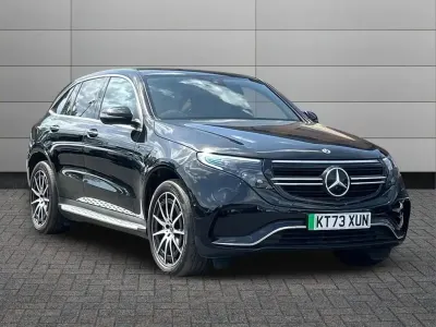 Used Mercedes EQC400 AMG line 300 kW (408 HP) 2023 Black SUV