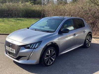 Used Peugeot e-208 GT-line 100 kW (136 HP) 2020 Grey Hatchback