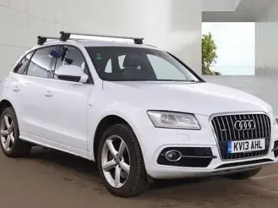 Begagnad Audi Q5 S-Line 2013 Vit SUV