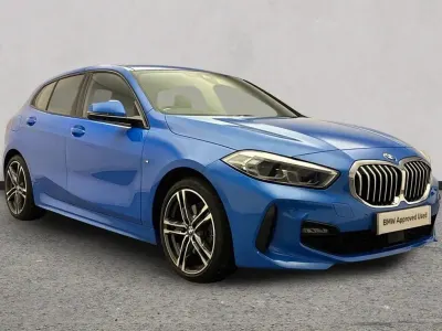 Used BMW 118 M Sport 134 HP (98 kW) 2022 Blue Hatchback