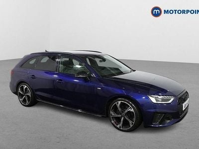 Used Audi A4 Black Edition 190 HP (139 kW) 2022 Blue Estate
