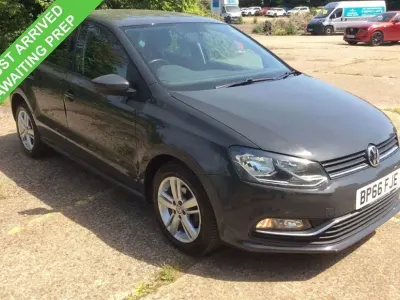 Used VW Polo Match 90 HP (66 kW) 2017 Grey Hatchback