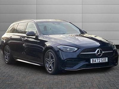 Cavansite blue Used 2023 Mercedes C300e AMG Line Premium Plus Estate | £29,495 (Good price)