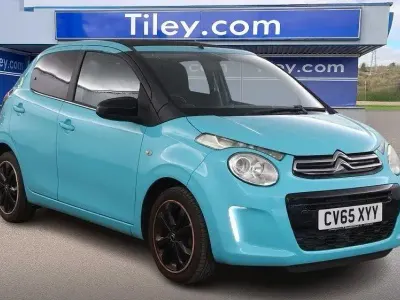 Used Citroën C1 Flair 82 HP (60 kW) 2015 Blue Hatchback