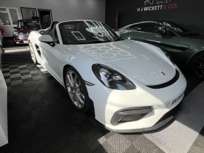 Used Porsche 718 Spyder 2020 White Cabriolet