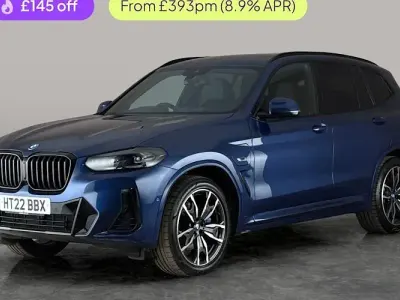 Used BMW X3 M Sport 292 HP (214 kW) 2022 Blue SUV