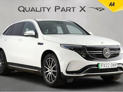 Used Mercedes EQC400 AMG line 300 kW (408 HP) 2022 White SUV
