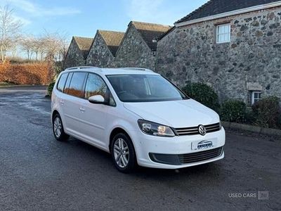 Used VW Touran SE 105 HP (77 kW) 2013 White MPV