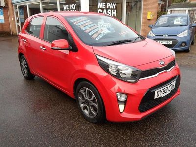Used Kia Picanto 84 HP (61 kW) 2019 Red Hatchback