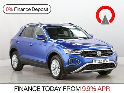 Used VW T-Roc Life 150 HP (110 kW) 2022 Blue SUV