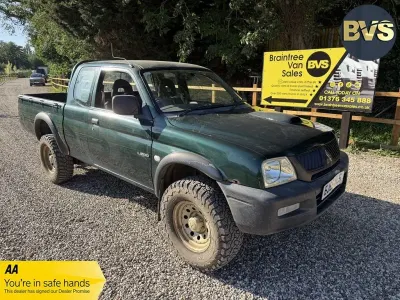 Used Mitsubishi L200 113 HP (83 kW) 2005 Green Pickup